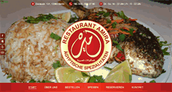 Desktop Screenshot of amira-restaurant.com